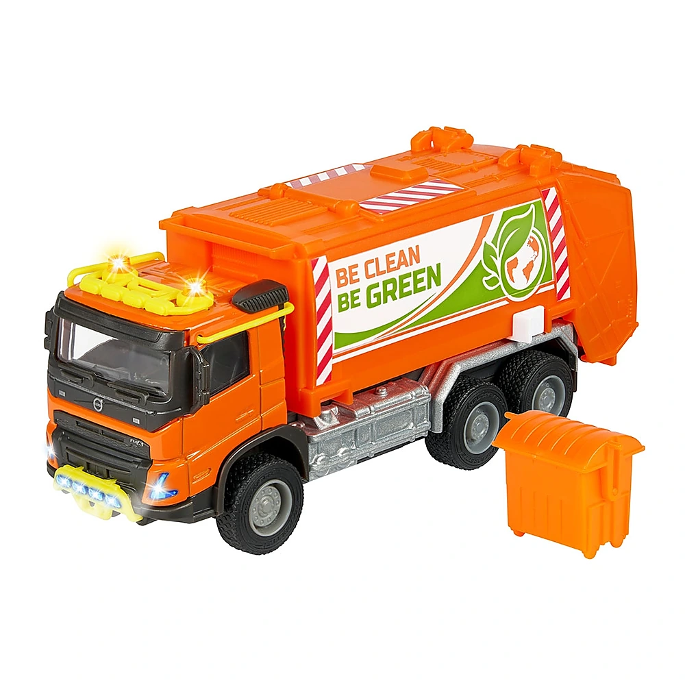 Masina de gunoi Majorette Volvo Garbge Collector cu tomberon [1]