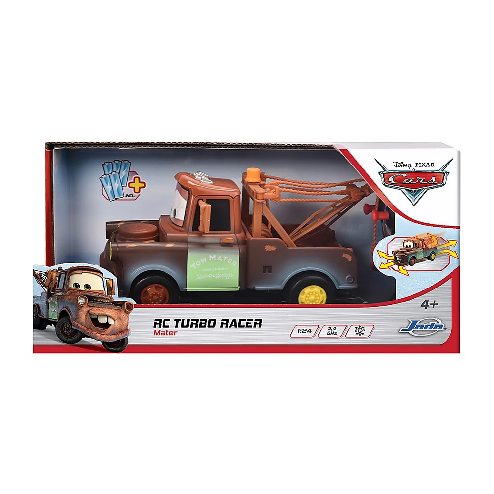 Masina Jada Toys Cars Turbo Racer Mater cu telecomanda [4]