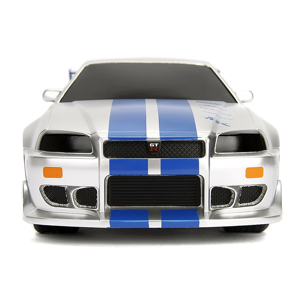 Masina Jada Toys Fast and Furious Nissan Skyline GTR 1:24 cu telecomanda [2]