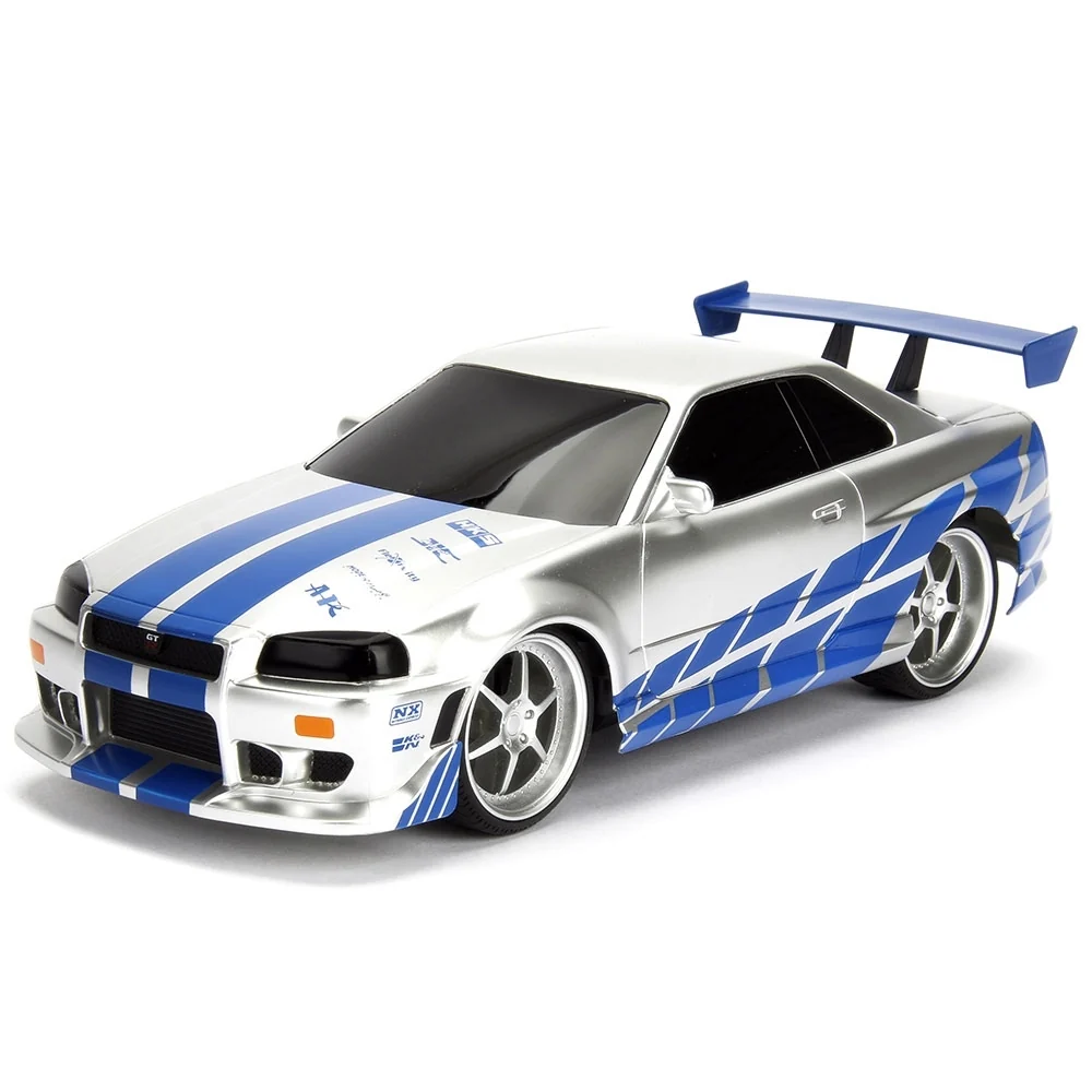 Masina Jada Toys Fast and Furious Nissan Skyline GTR 1:24 cu telecomanda [3]