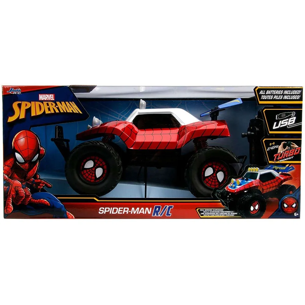 Masina Jada Toys Marvel Spider Man Buggy 1:14 cu telecomanda [4]
