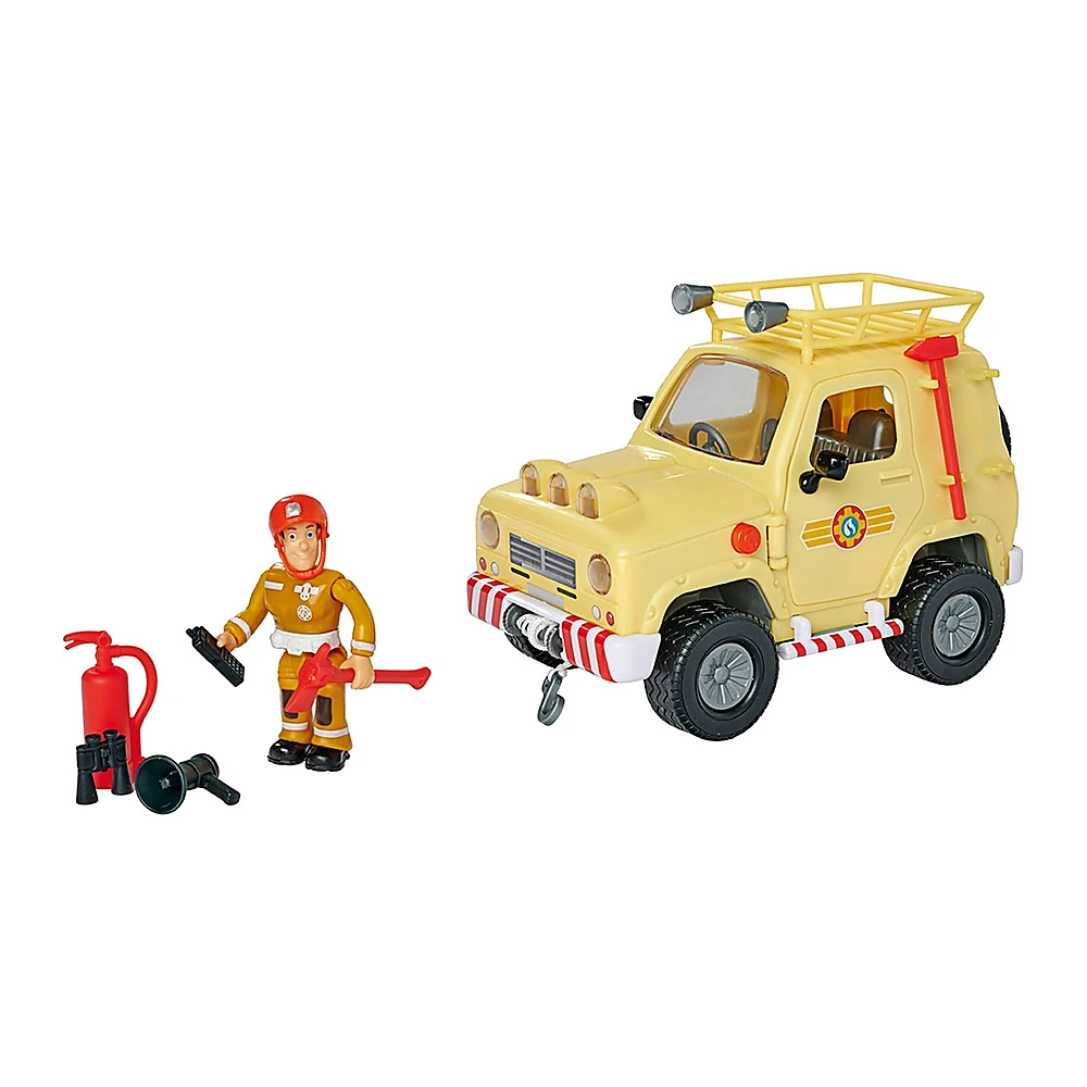 Masina Simba Fireman Sam Mountain 4x4 cu figurina [2]
