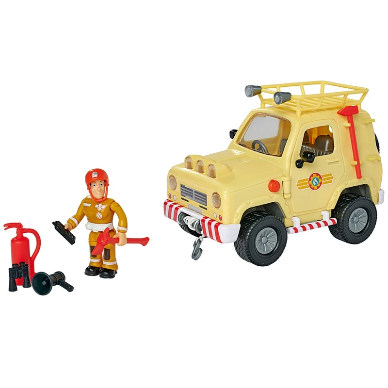 Masina Simba Fireman Sam Mountain 4x4 cu figurina [4]