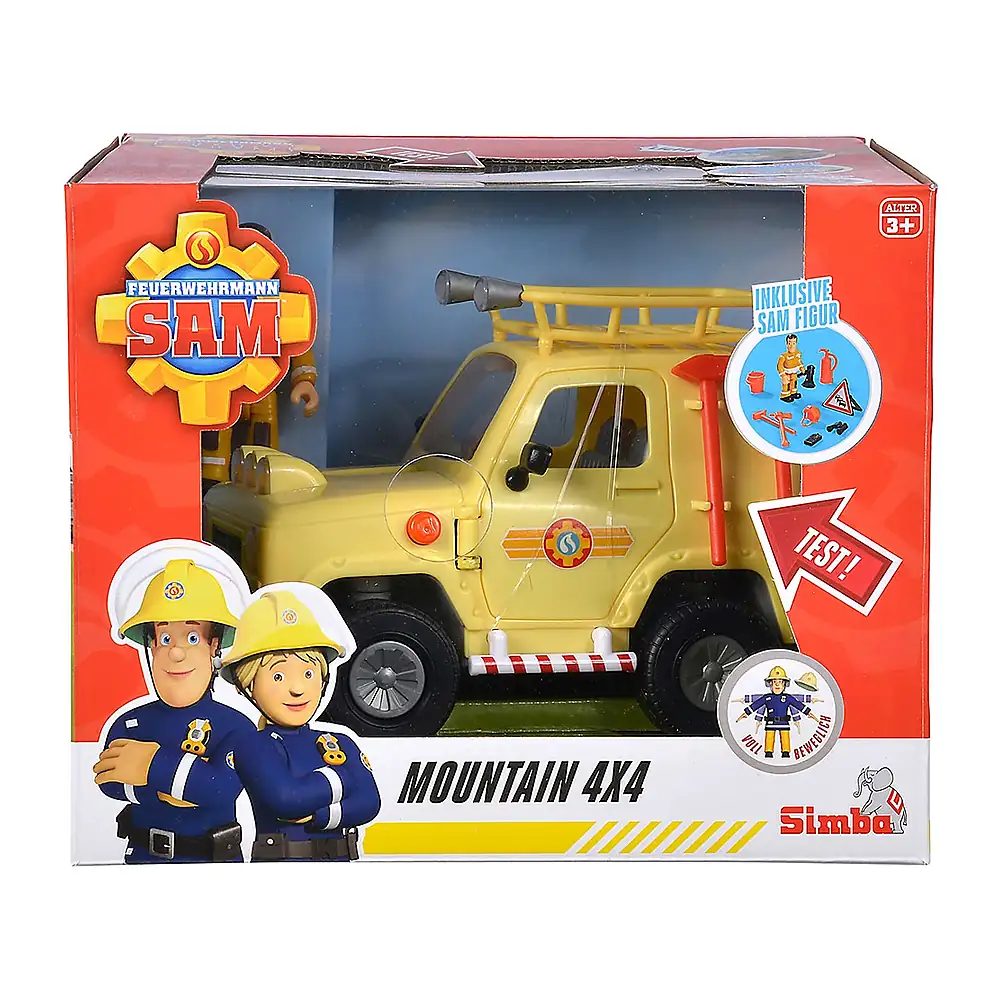 Masina Simba Fireman Sam Mountain 4x4 cu figurina [11]