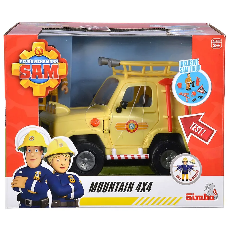 Masina Simba Fireman Sam Mountain 4x4 cu figurina [3]