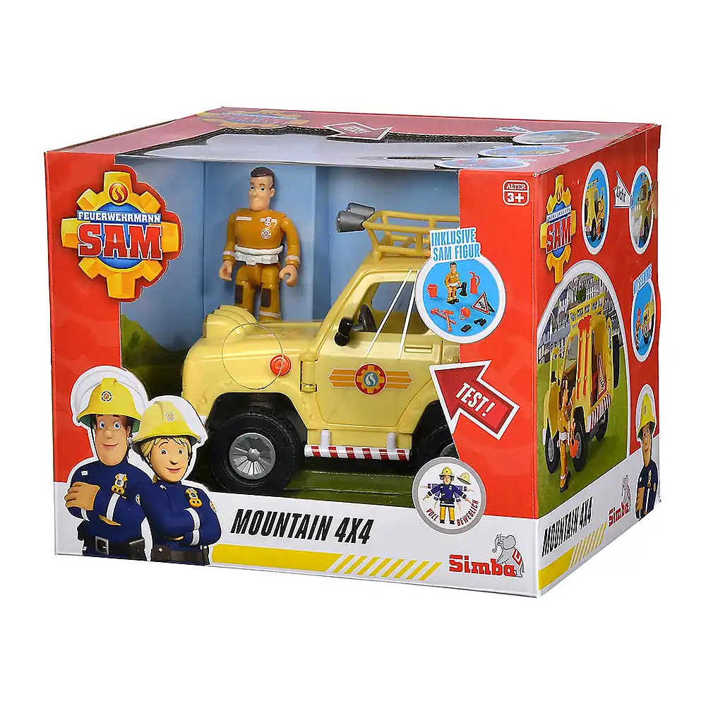 Masina Simba Fireman Sam Mountain 4x4 cu figurina [10]