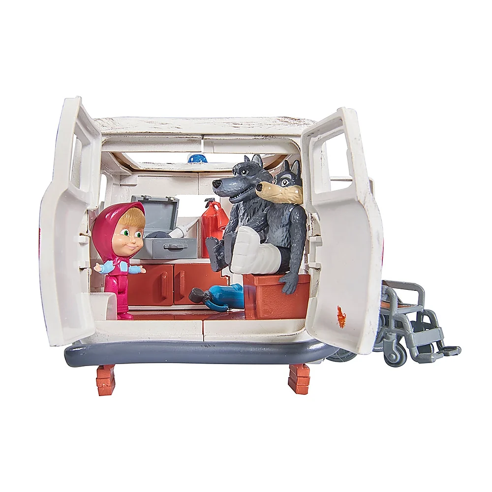 Masina Simba Masha and the Bear Ambulance cu accesorii [4]