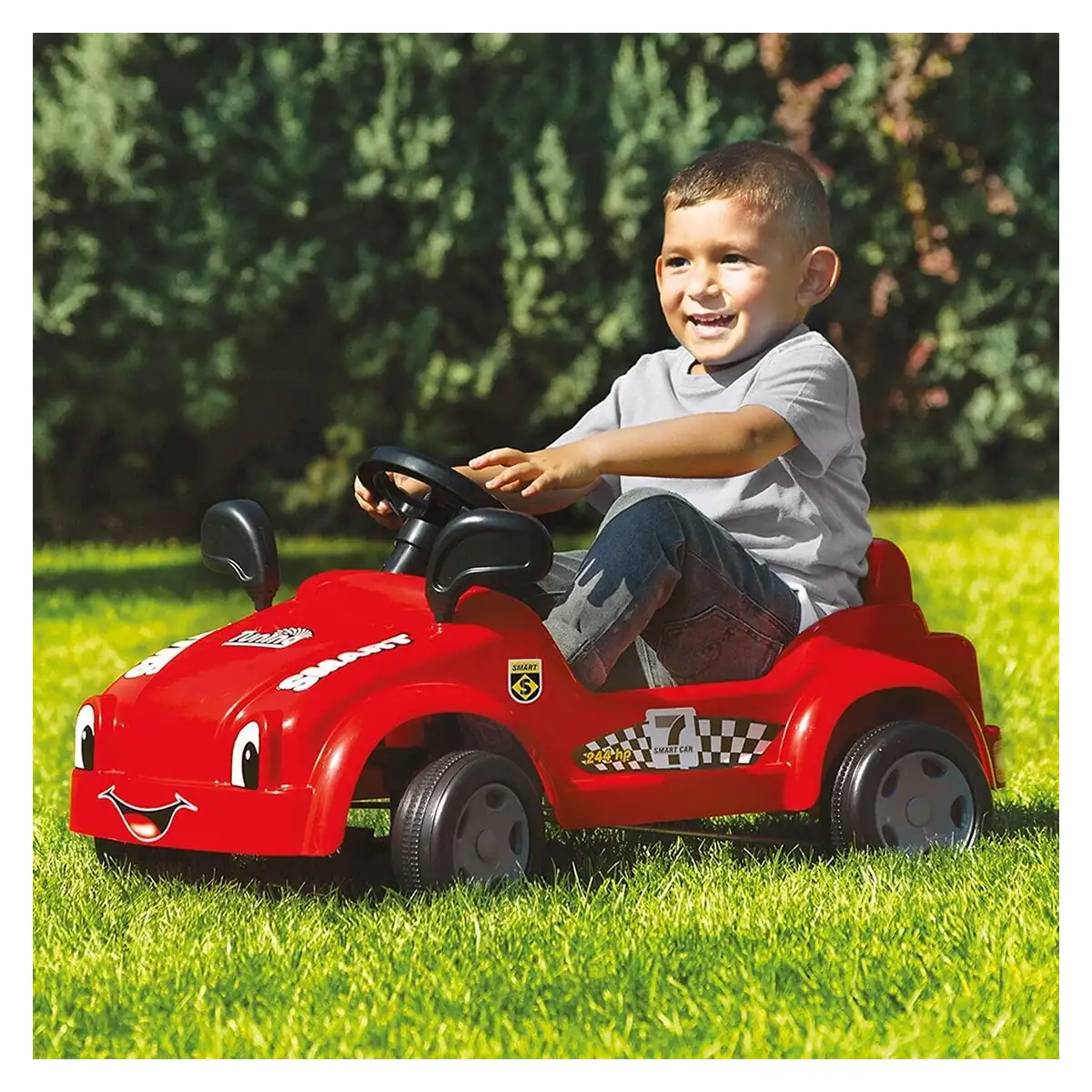 Masina cu pedale rosie DOLU pentru copii 3 ani+ [2]