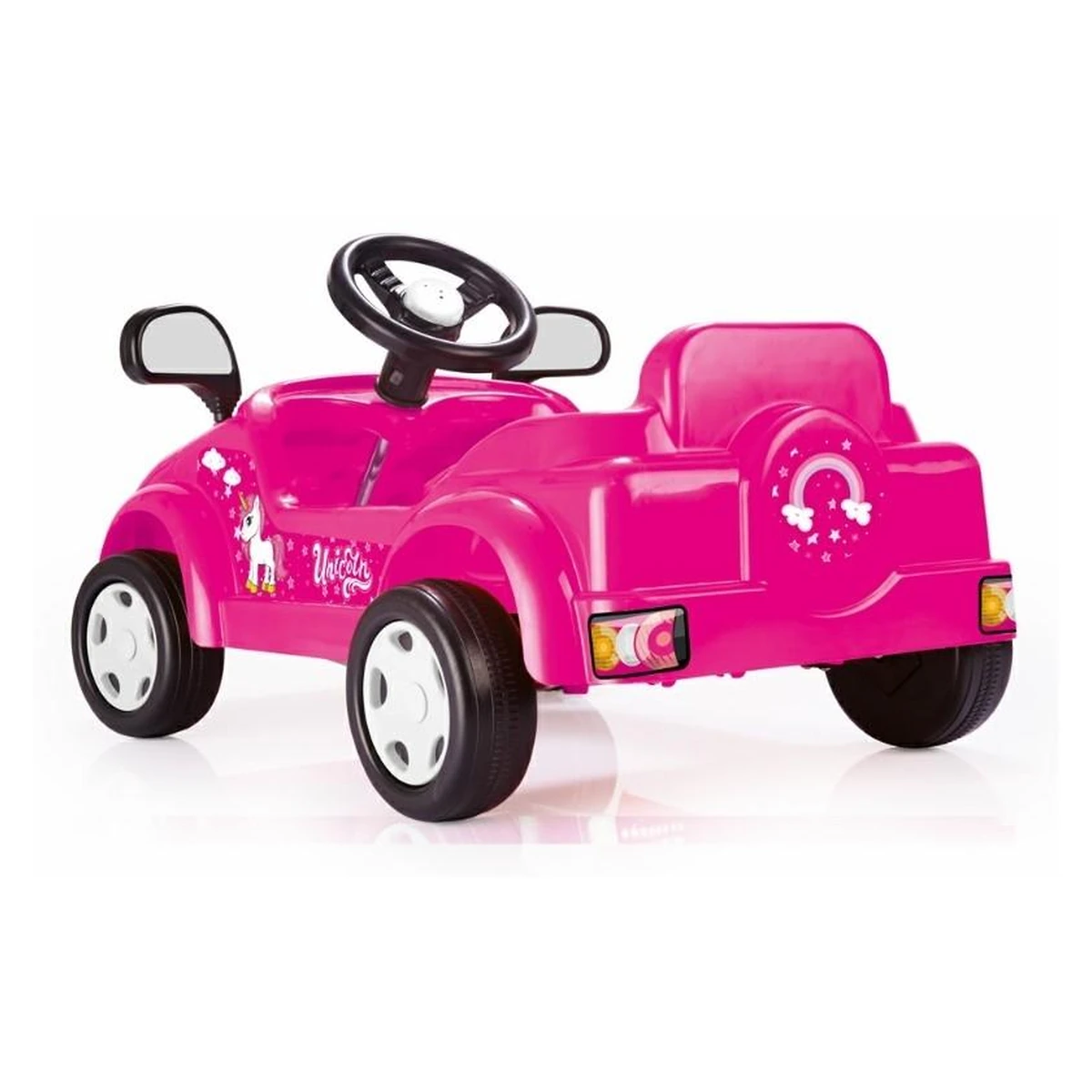 Masina cu pedale Unicorn DOLU 3 ani+ cu claxon si oglinzi [2]