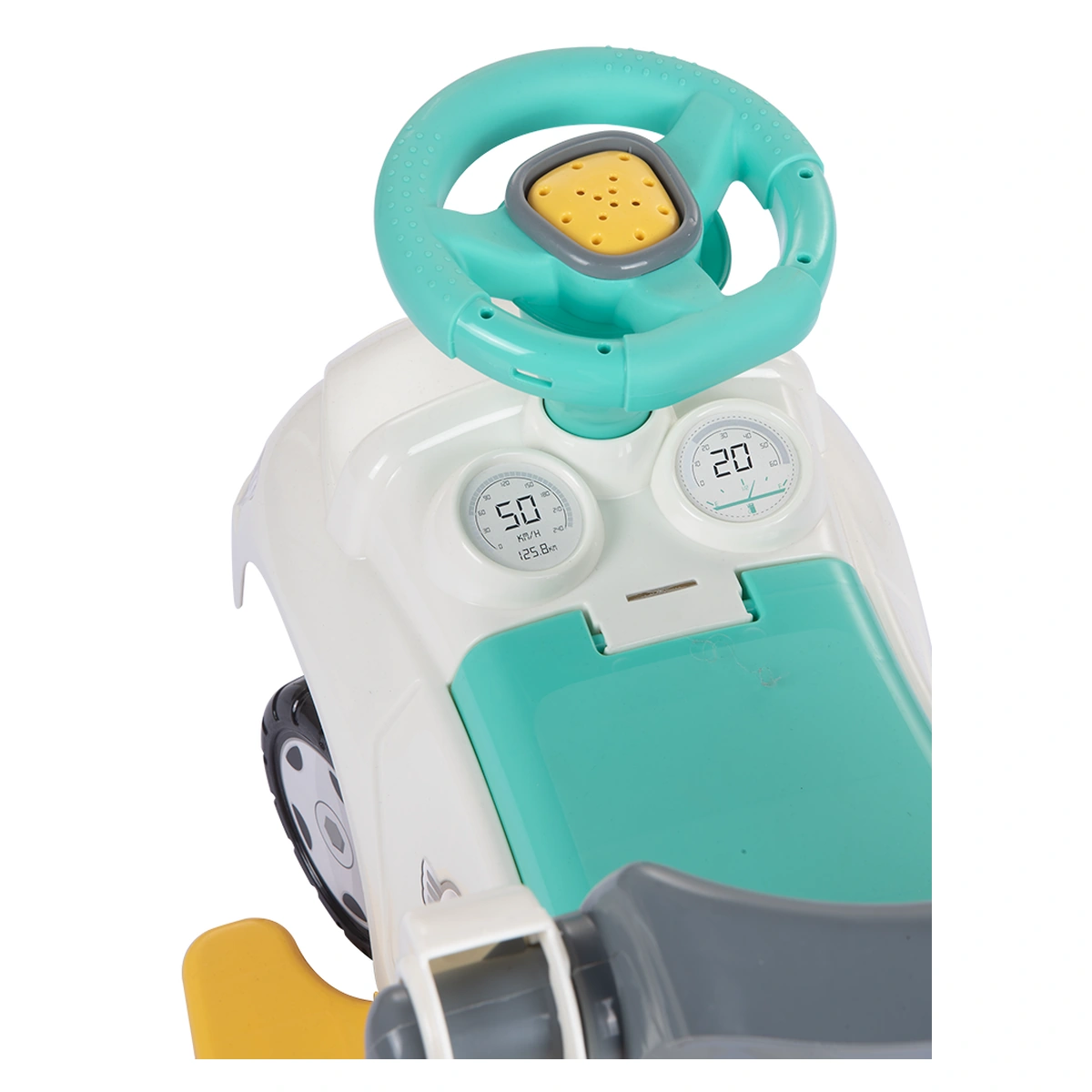 Masinuta 3 in 1 Pastel DOLU cu maner, protectii si volan [2]