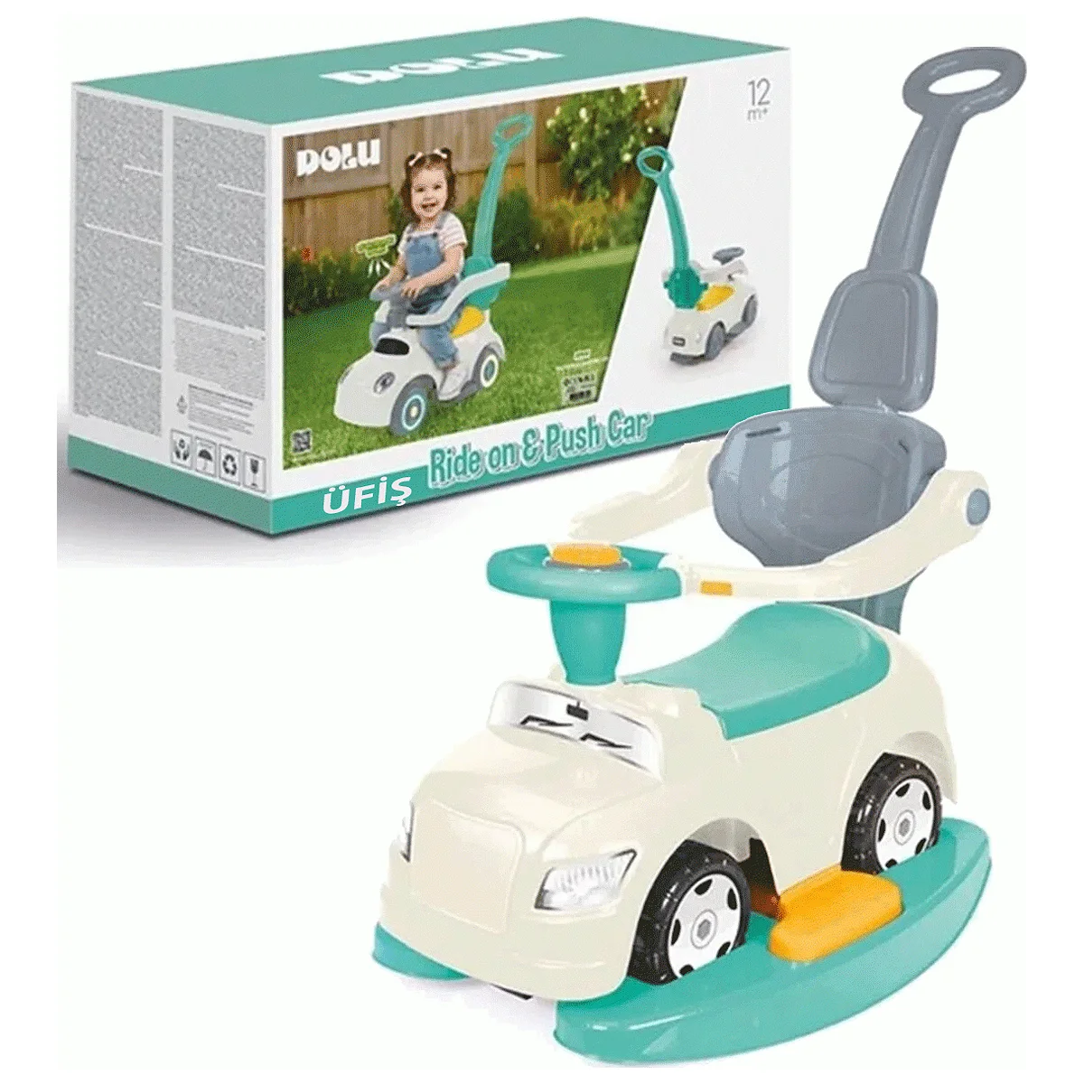 Masinuta 4 in 1 - Step car Pastel DOLU 12 luni+ [2]