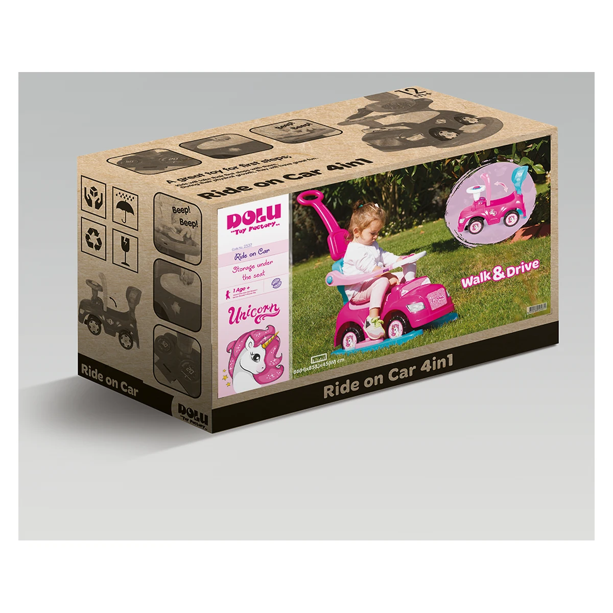 Masinuta 4 in 1 Step Car Unicorn DOLU 12 luni+ [5]