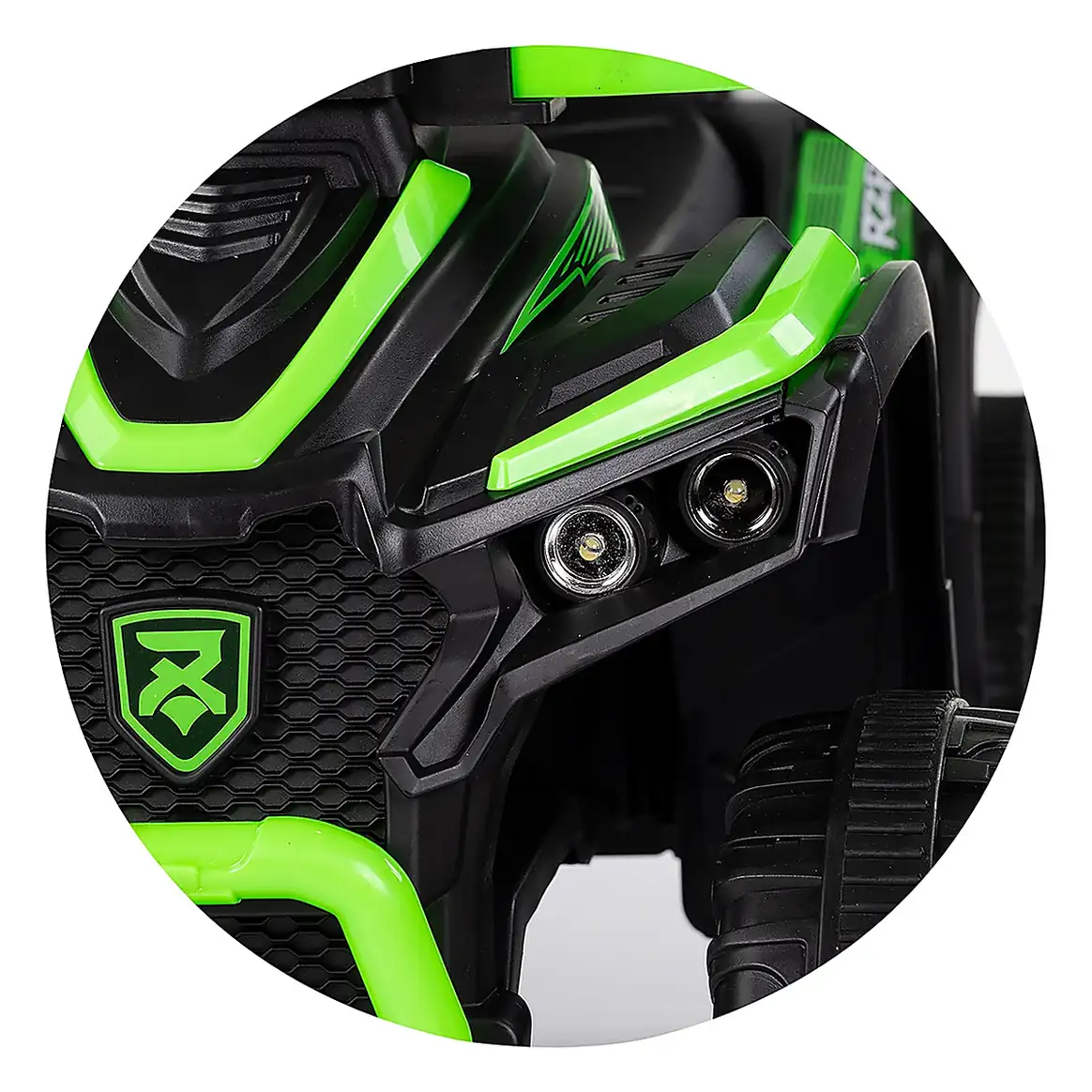 Masinuta de impins Chipolino ATV cu maner, Green 3 ani [5]