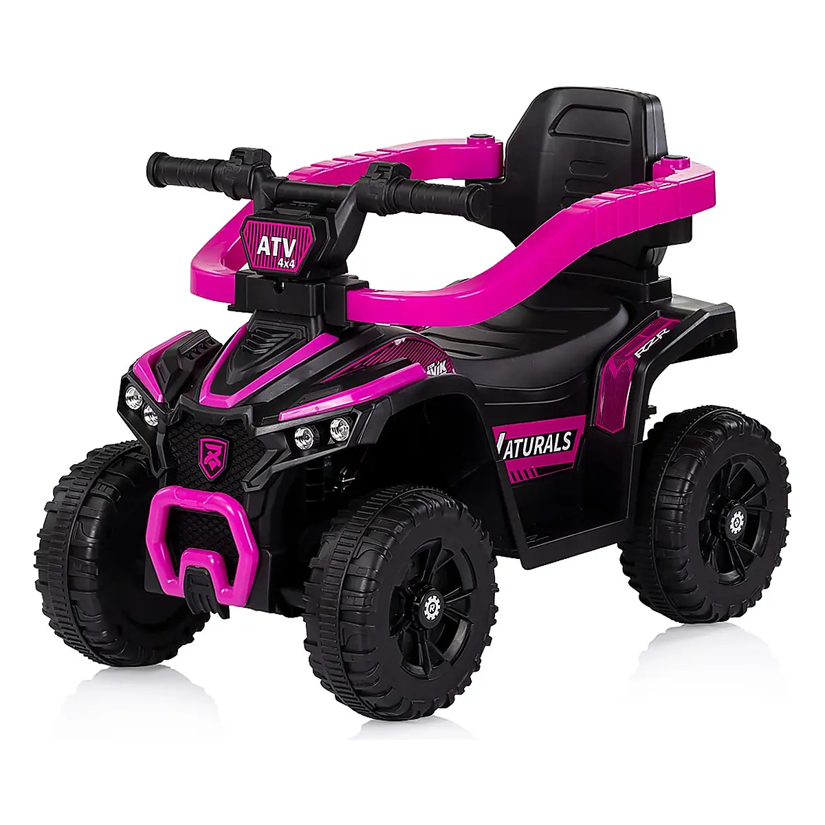 Masinuta de impins Chipolino ATV cu maner, Pink 3 ani [2]