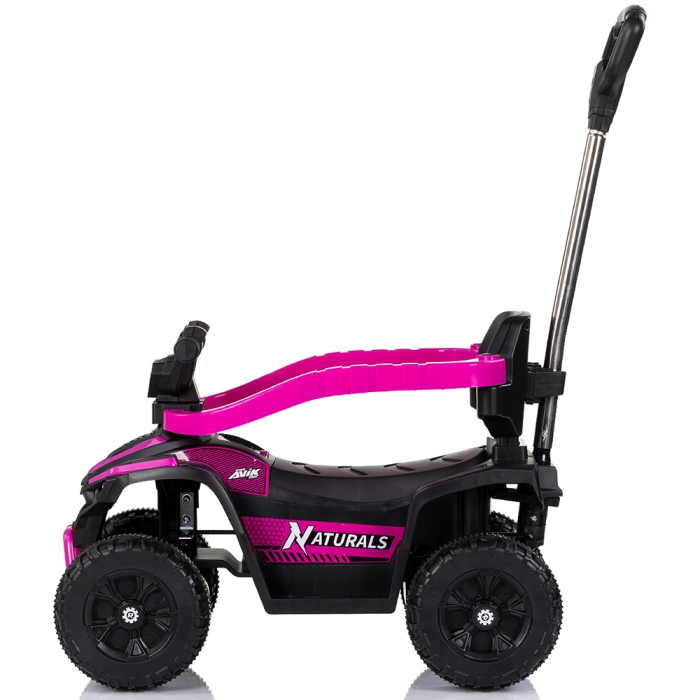 Masinuta de impins Chipolino ATV cu maner, Pink [4]