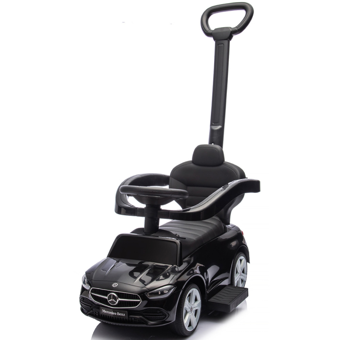 Masinuta de impins Chipolino Mercedes Benz C-Class cu maner, Black [6]