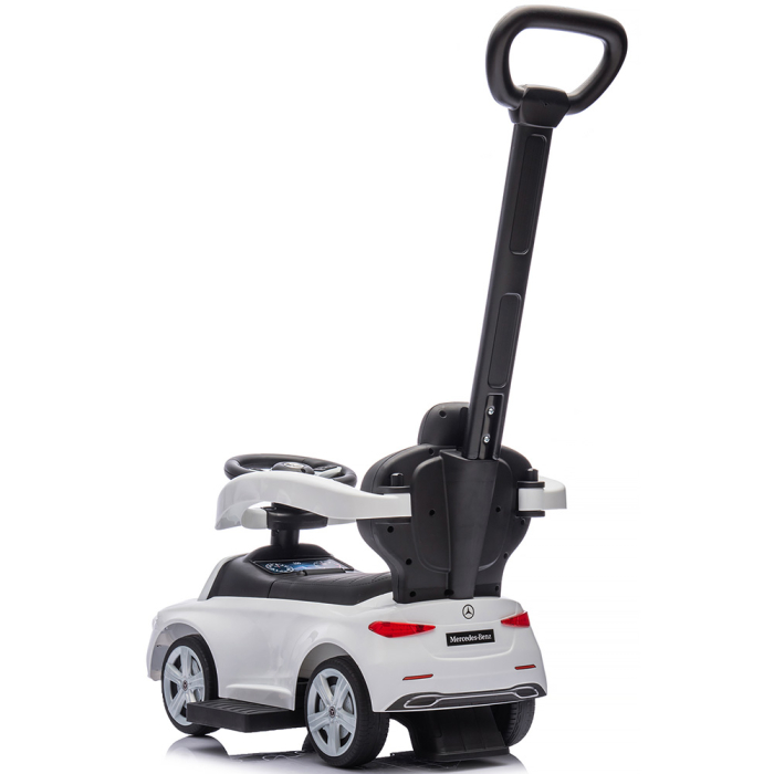 Masinuta de impins Chipolino Mercedes Benz C-Class cu maner, White [4]