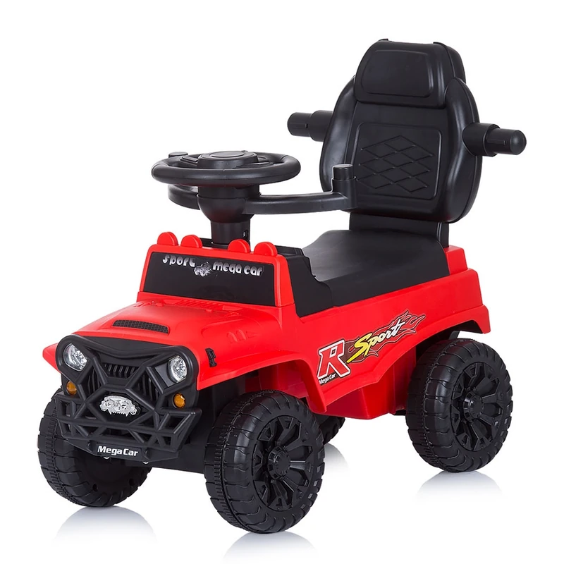 Masinuta de impins Chipolino Safari red cu maner si copertina [5]