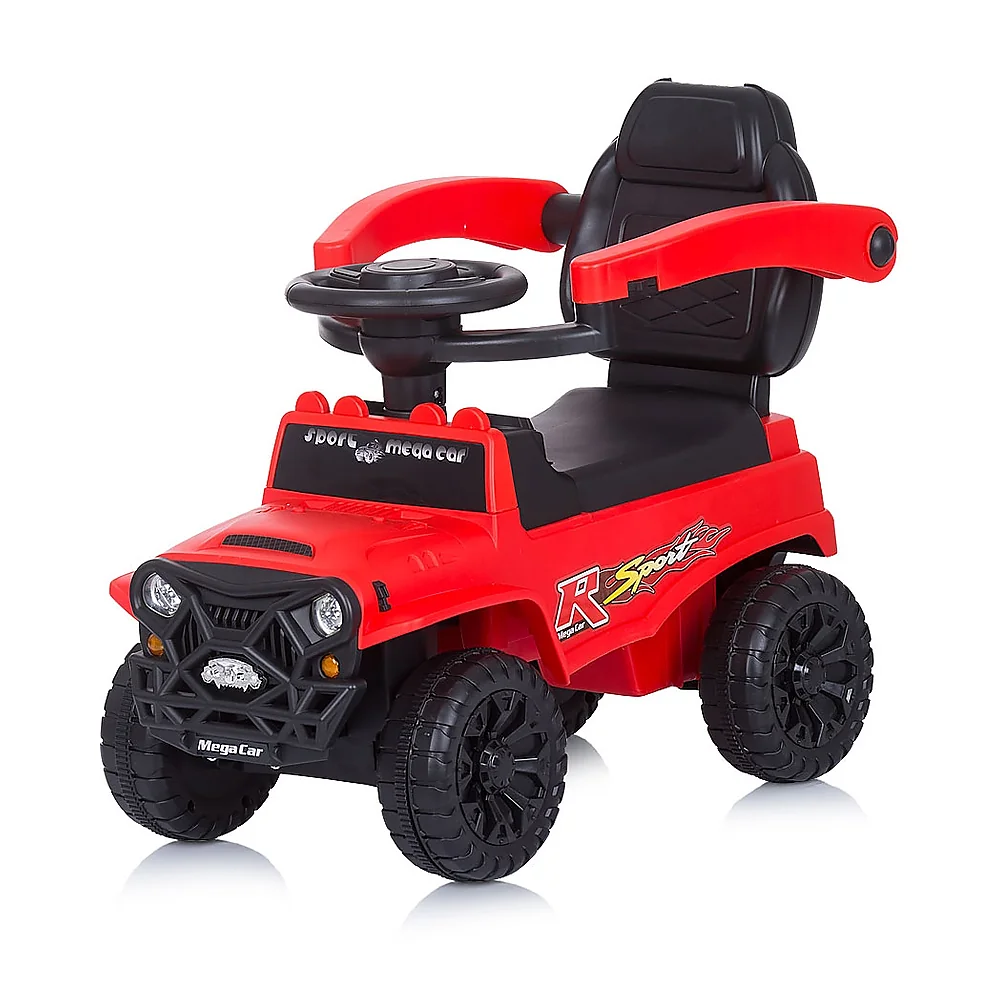 Masinuta de impins Chipolino Safari red cu maner si copertina [4]