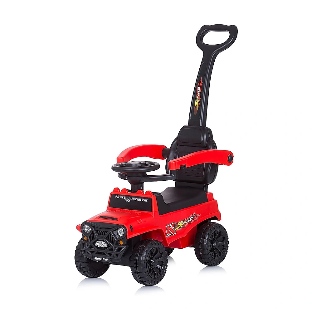 Masinuta de impins Chipolino Safari red cu maner si copertina [3]