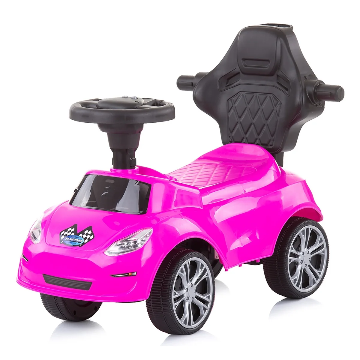 Masinuta de impins Chipolino Turbo pink cu maner [2]