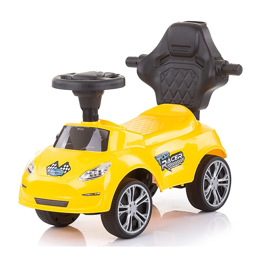 Masinuta de impins Chipolino Turbo yellow cu maner [2]