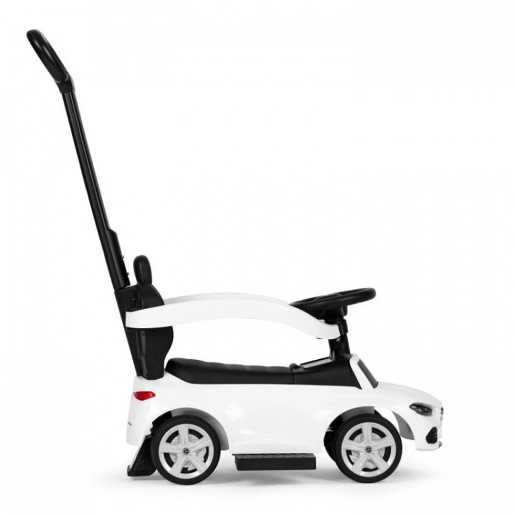 Masinuta de impins cu maner Mercedes C Class Ecotoys 668 - Alb [6]