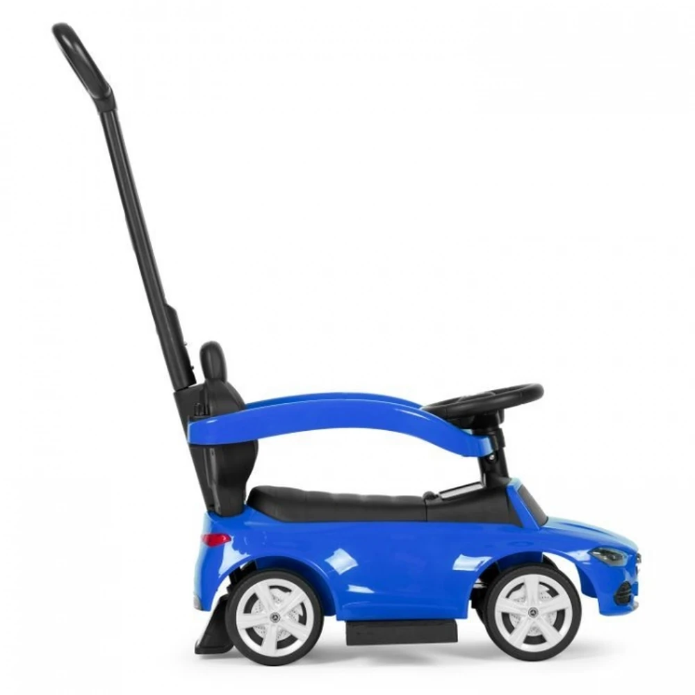 Masinuta de impins cu maner Mercedes C Class Ecotoys 668 - Albastru [6]