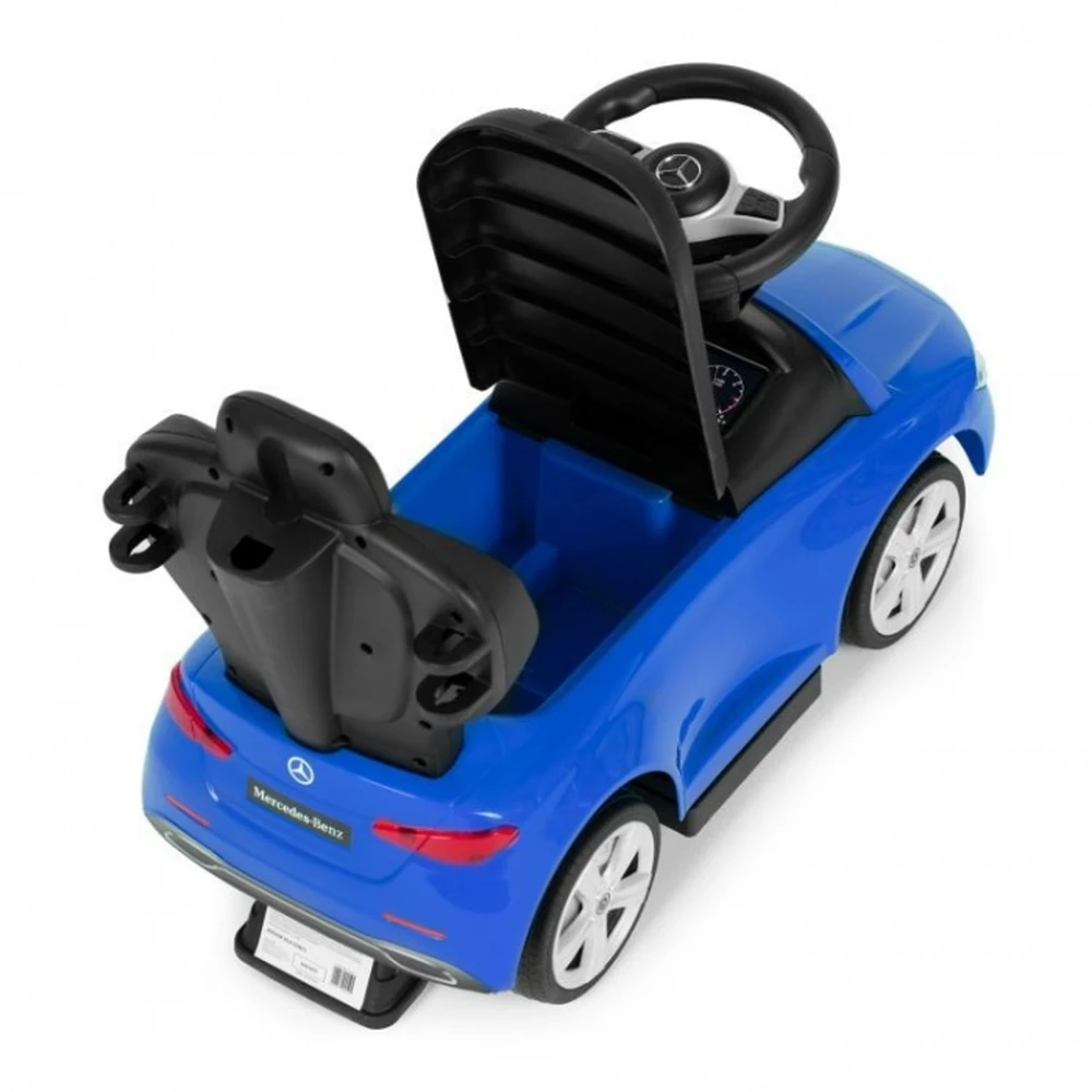 Masinuta de impins cu maner Mercedes C Class Ecotoys 668 - Albastru [12]