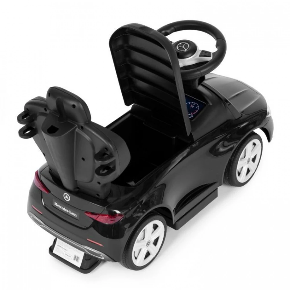 Masinuta de impins cu maner Mercedes C Class Ecotoys 668 - Negru [12]
