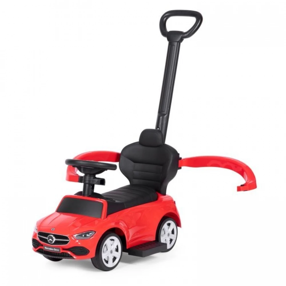 Masinuta de impins cu maner Mercedes C Class Ecotoys 668 - Rosu [7]