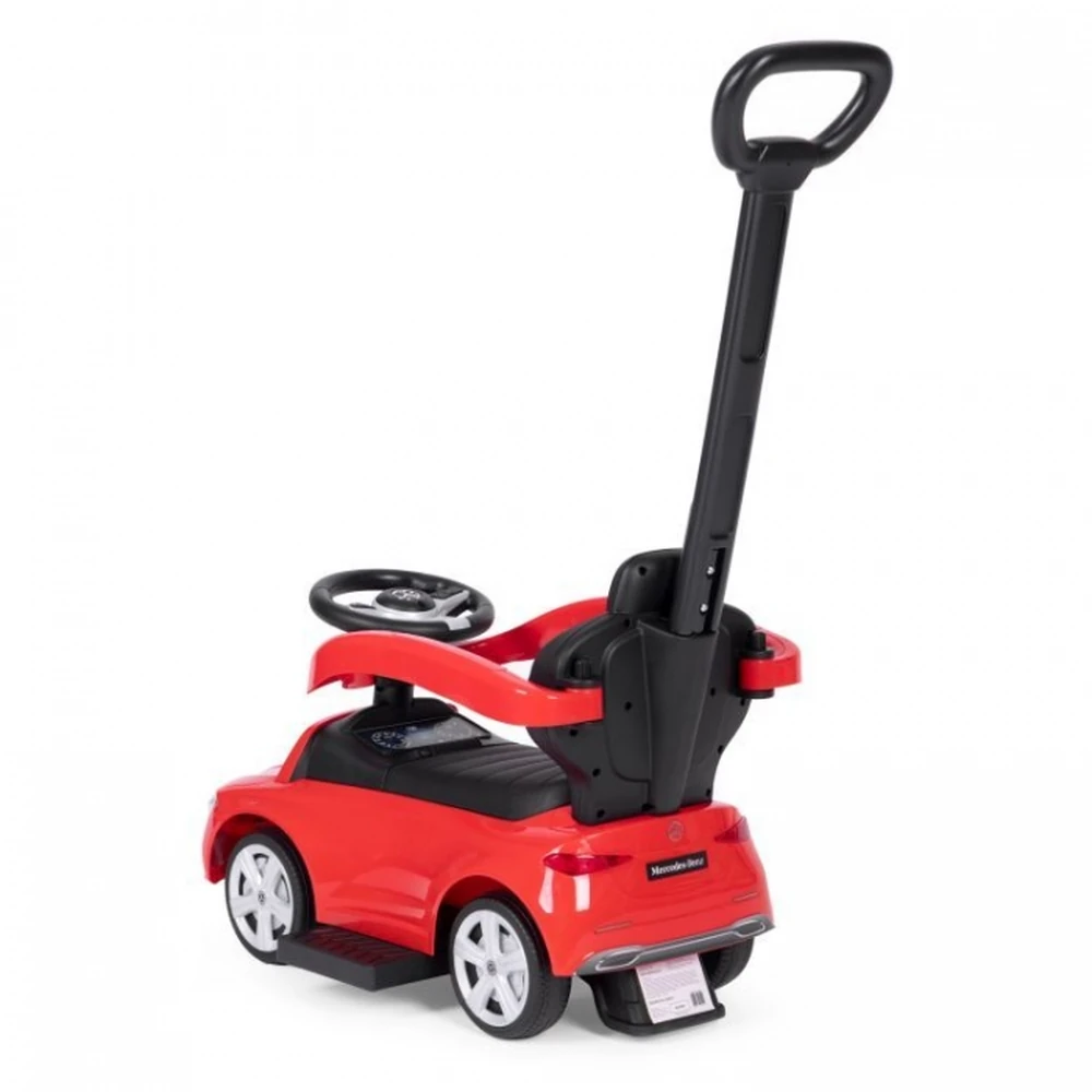 Masinuta de impins cu maner Mercedes C Class Ecotoys 668 - Rosu [9]