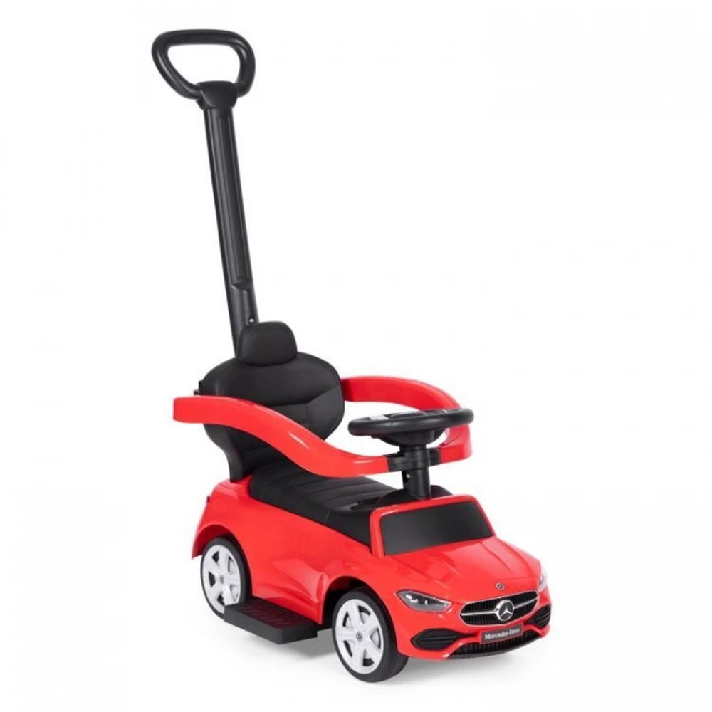 Masinuta de impins cu maner Mercedes C Class Ecotoys 668 - Rosu [1]