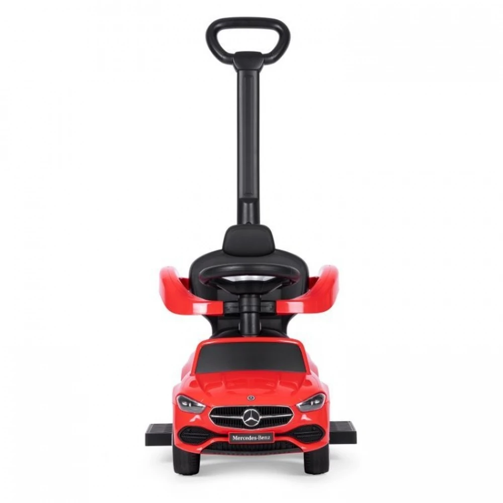 Masinuta de impins cu maner Mercedes C Class Ecotoys 668 - Rosu [8]