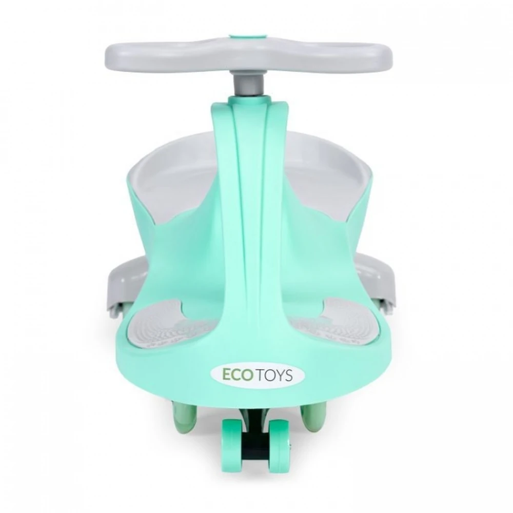 Masinuta de impins cu roti LED Ecotoys YM-SW-1 - Verde [4]