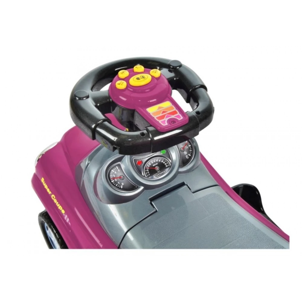 Masinuta de impins Ecotoys 321 Mini Cooper - Roz [4]