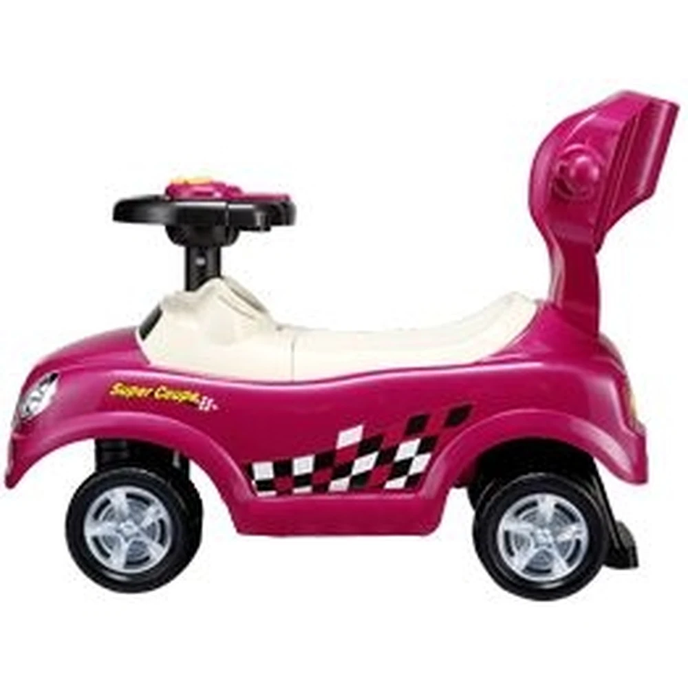 Masinuta de impins Ecotoys 321 Mini Cooper - Roz [2]