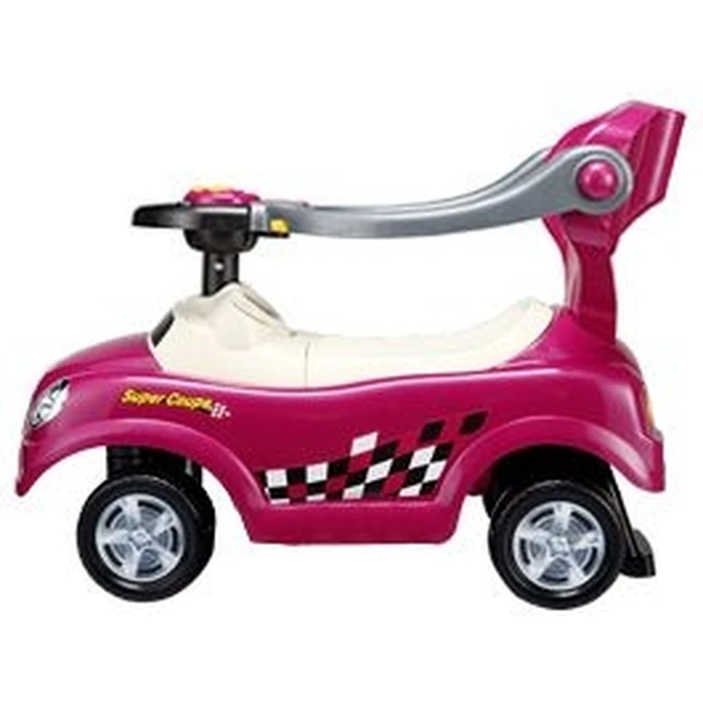 Masinuta de impins Ecotoys 321 Mini Cooper - Roz [3]