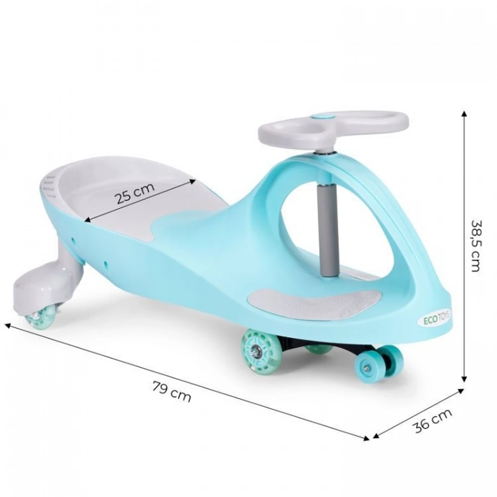 Masinuta de impins LED Ecotoys YM-SW-1 - Albastru [11]