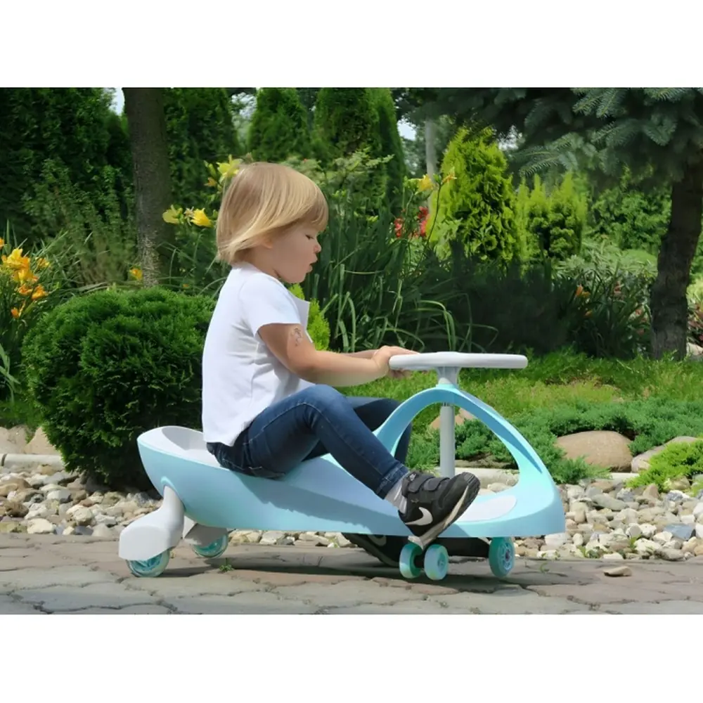 Masinuta de impins LED Ecotoys YM-SW-1 - Albastru [2]