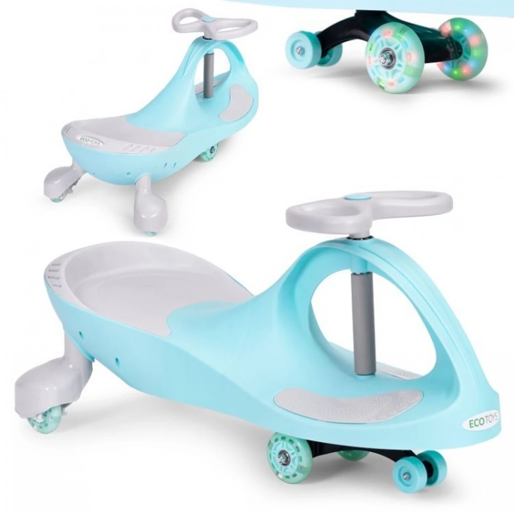 Masinuta de impins LED Ecotoys YM-SW-1 - Albastru [4]