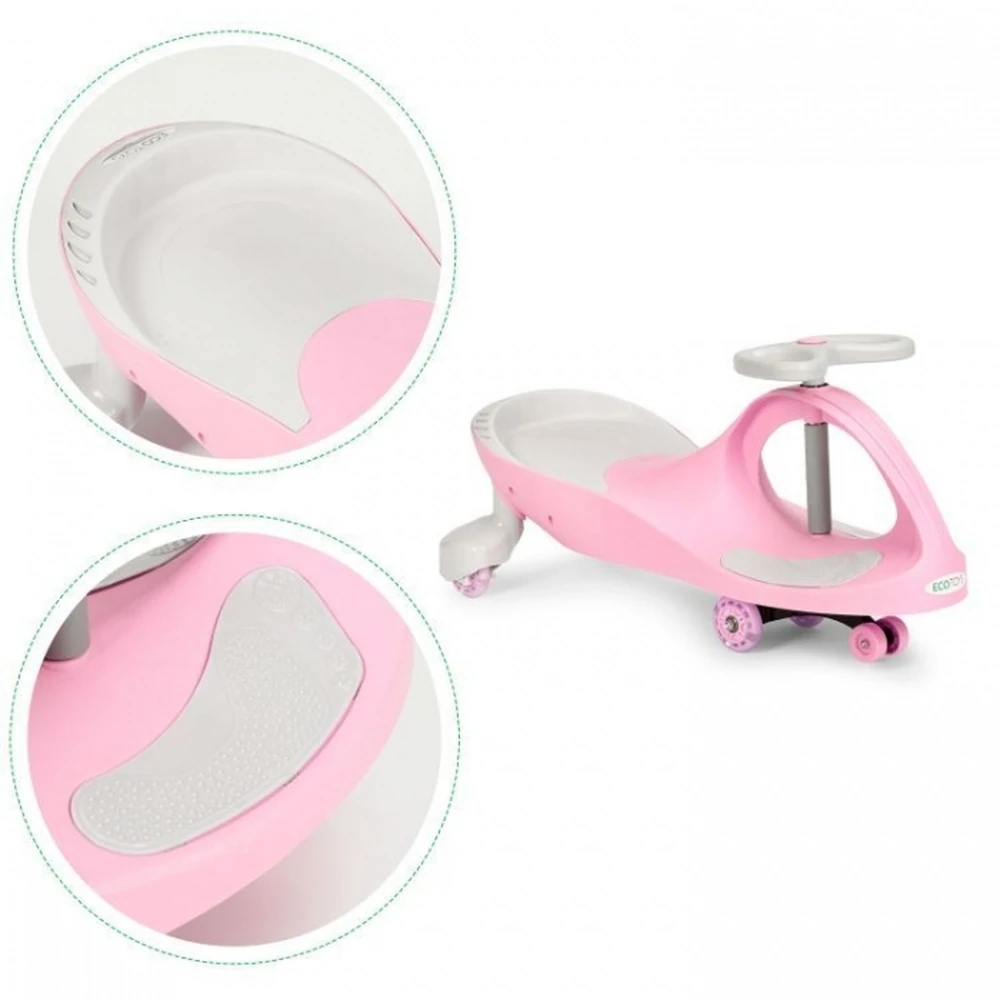 Masinuta de impins LED Ecotoys YM-SW-1 - Roz [5]