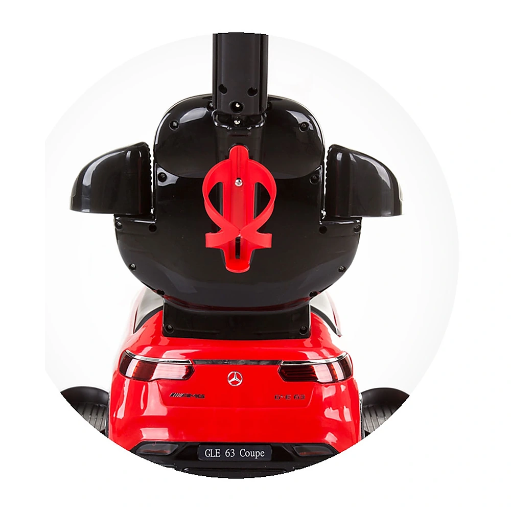 Masinuta de impins Mercedes AMG GLE 63 Coupe white cu maner si copertina [5]