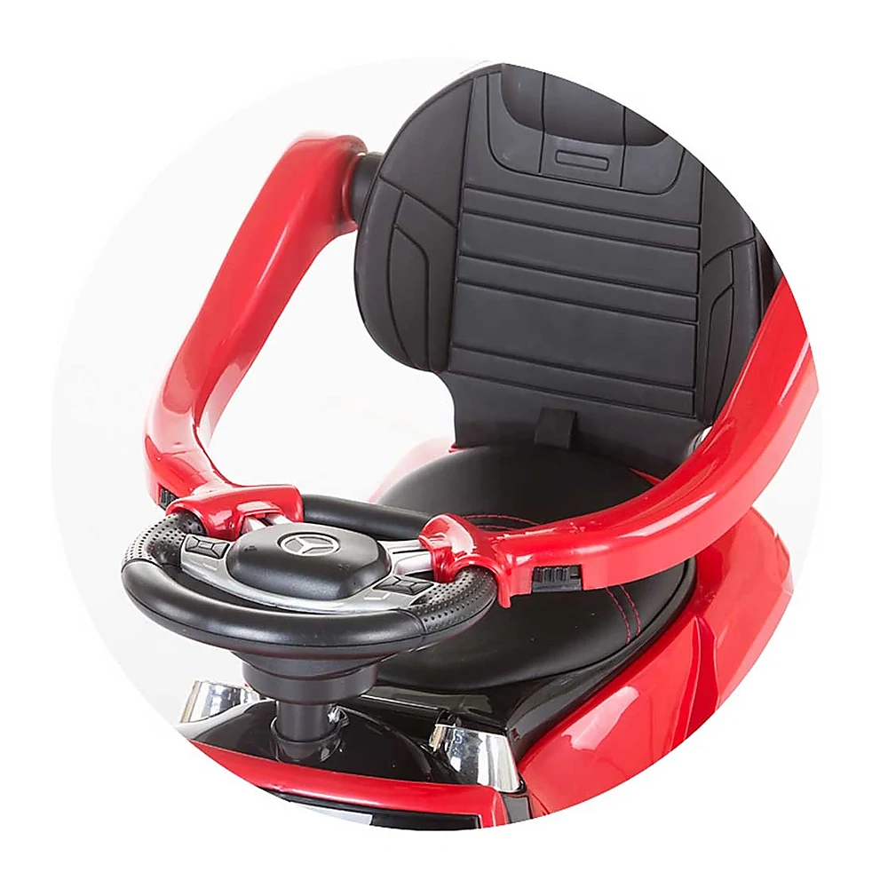 Masinuta de impins Mercedes Benz GL63 AMG red, cu copertina [7]