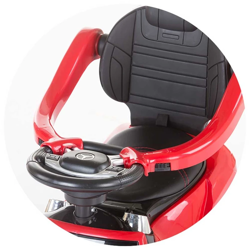 Masinuta de impins Mercedes Benz GL63 AMG red, cu copertina [7]