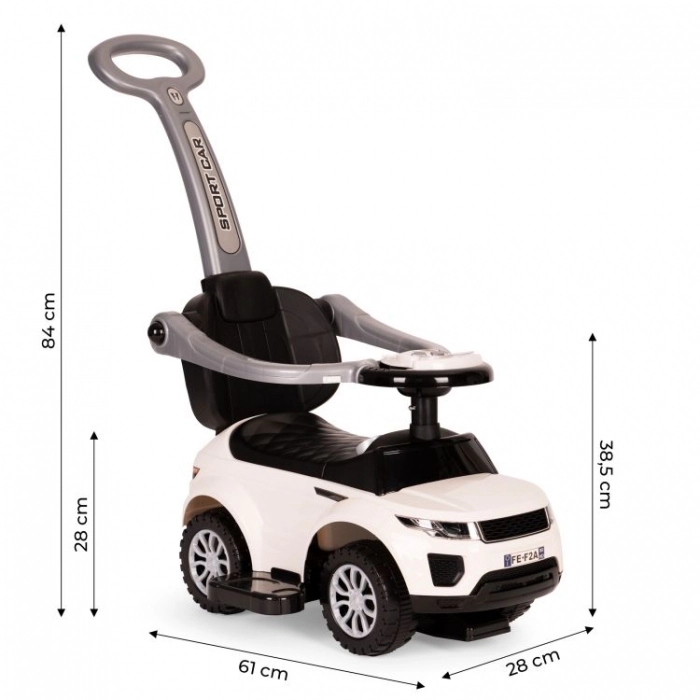 Masinuta de impins Range Rover 614W - Alb [8]