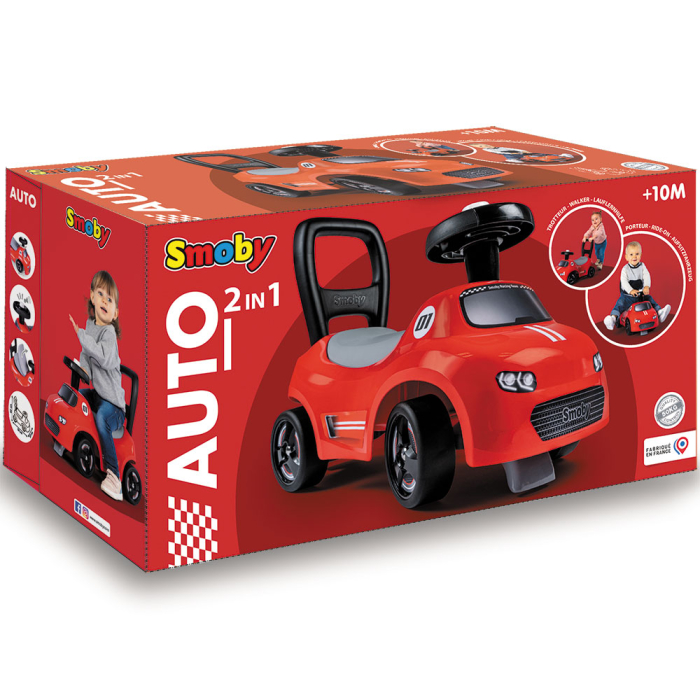 Masinuta de impins Smoby Auto, Rosu [6]