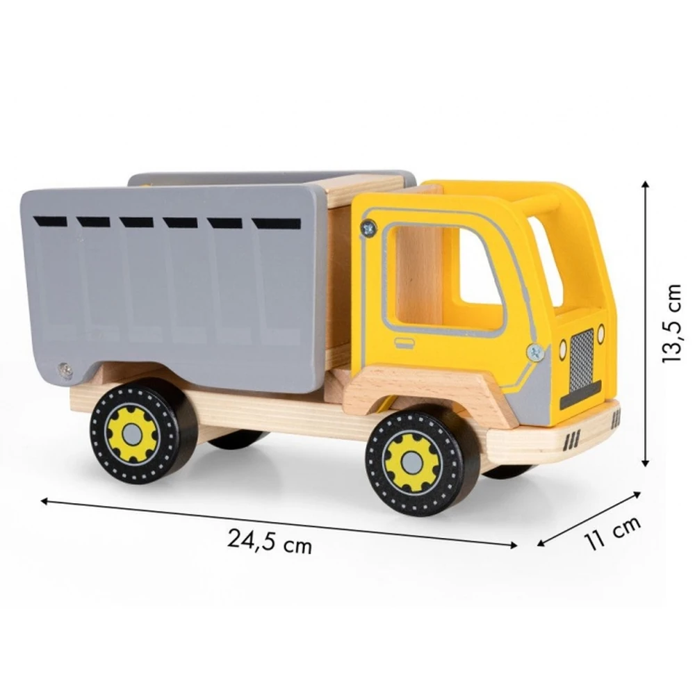 Masinuta tip basculanta din lemn pentru copii Ecotoys [5]