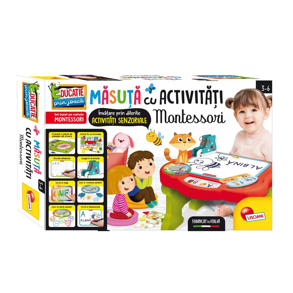Masuta cu activitati Montessori, in limba romana [2]