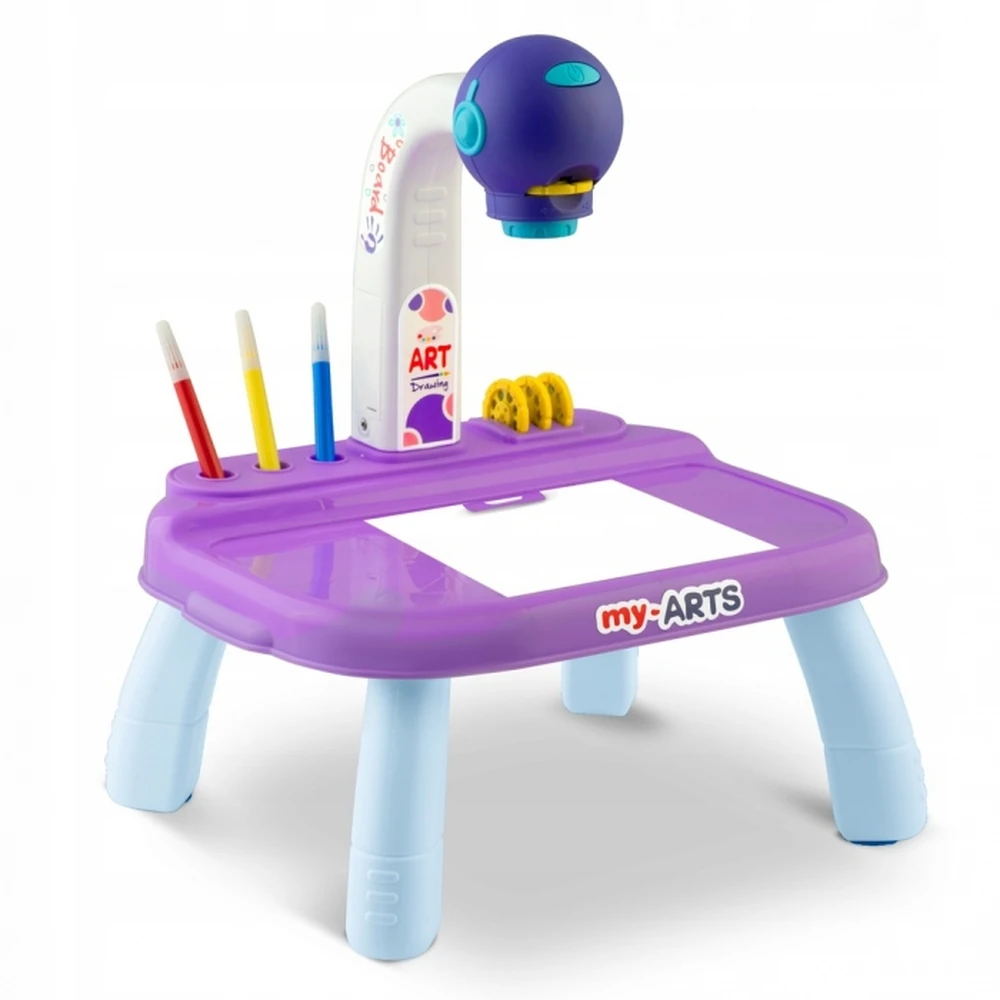 Masuta cu proiector pentru desene Ricokids - Mov [1]